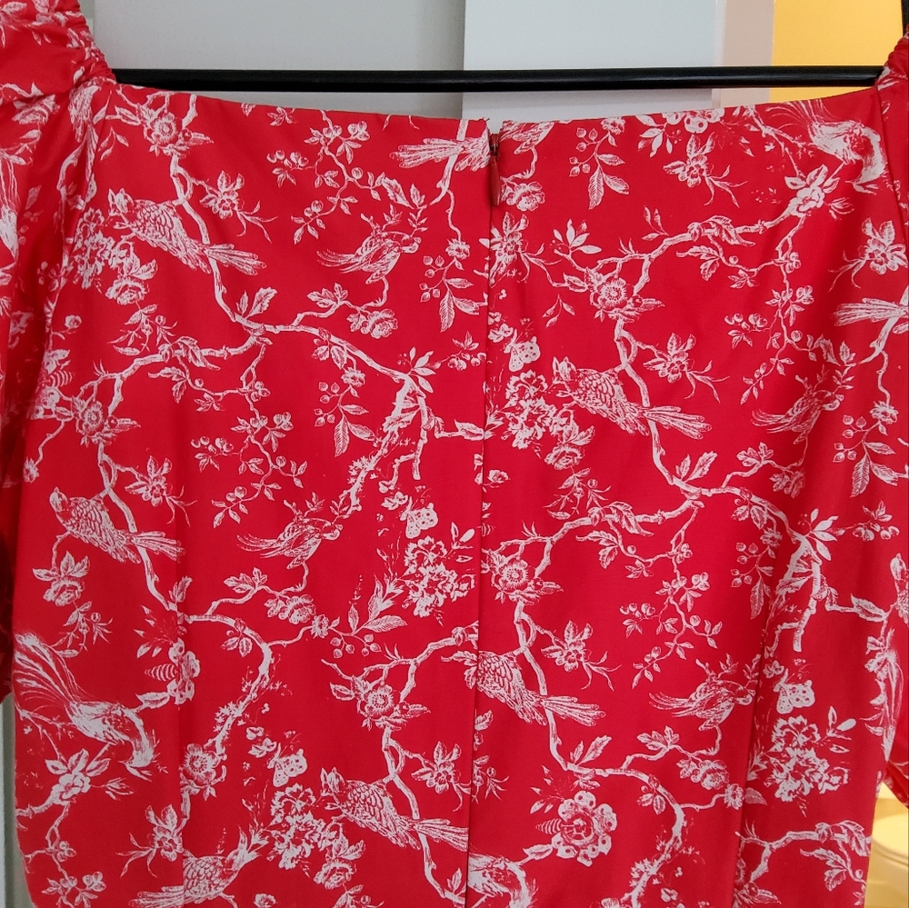Sachin & Babi Catherine Puff Sleeve Faux Wrap Mini Dress - Picture 8 of 16